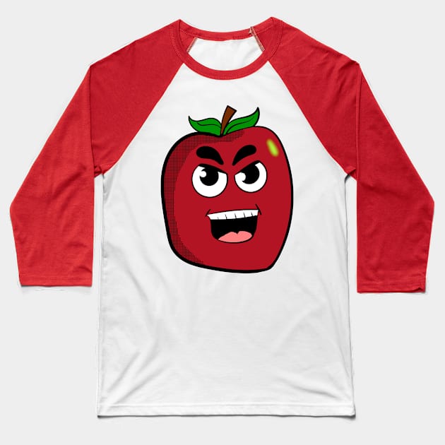 Rotten Apple Baseball T-Shirt by Eric03091978